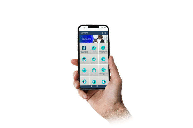 Demant mobile case study illustration